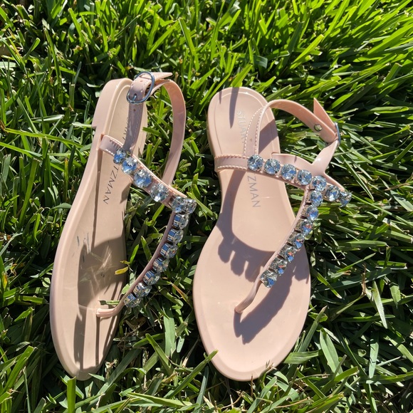 STUART WEITZMAN Jaide Gem jelly sandals SIZE 6 womens like new - Picture 5 of 10